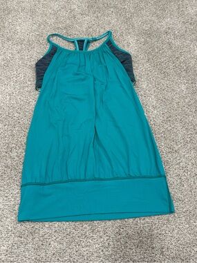 Lululemon No Limits Tank Blue tropics